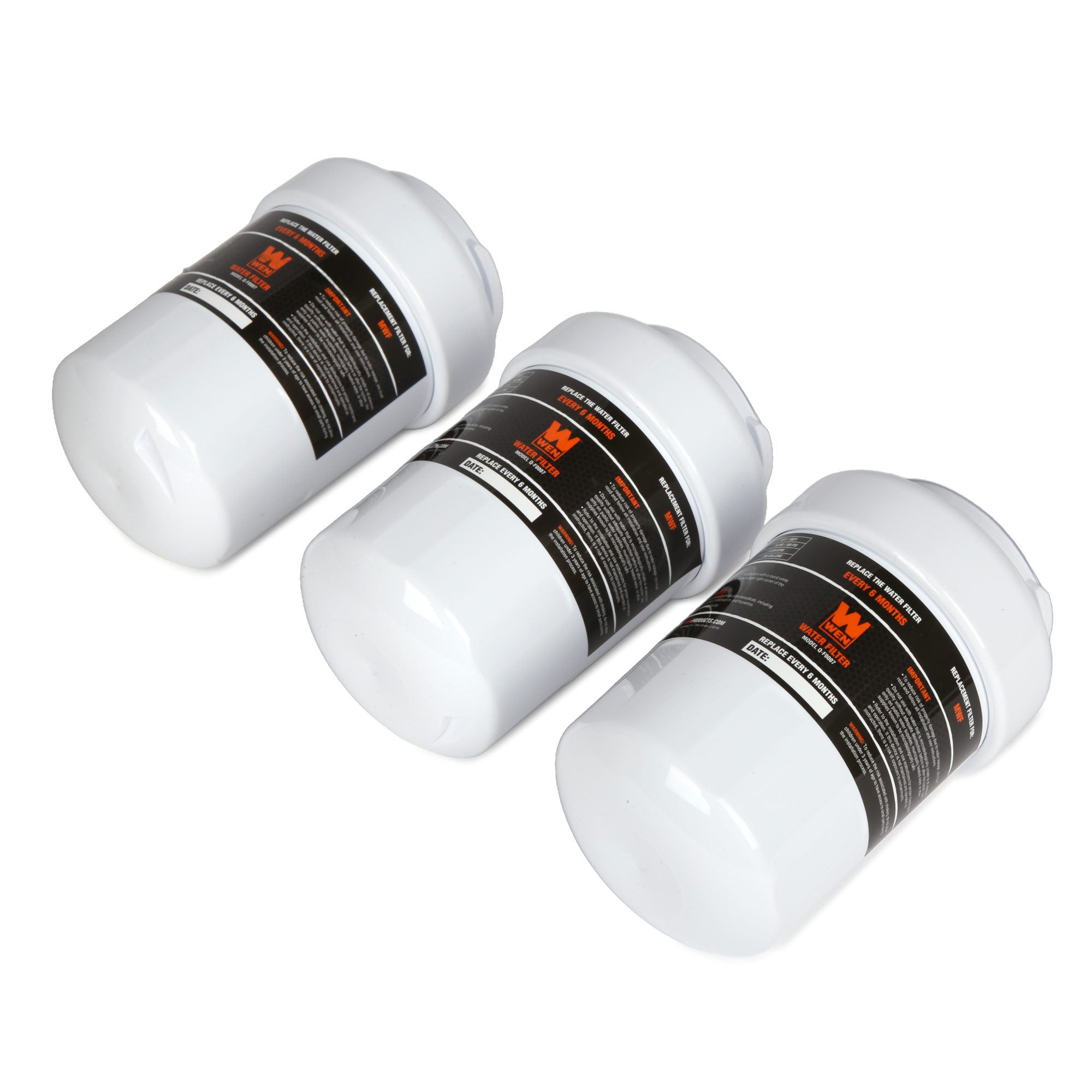 WEN Q-F0007 Replacement Refrigerator Water Filter, 3 Pack (OEM part number MWF, MWFP, MWFA, MWFAP)